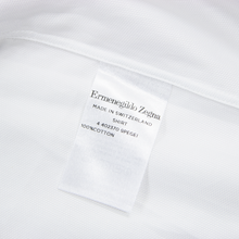 NWT Ermenegildo Zegna Couture White MOP Spread Collar Dress Shirt 40EU/15.75US
