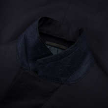 Valentino Blue Wool Cashmere Top Stitch Vented Italy Flat Front 2Btn Suit 44R