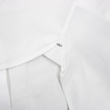 Z Zegna White Cotton Tommaso Slim Fit MOP Semi-Spread Dress Shirt 39EU/15.5US
