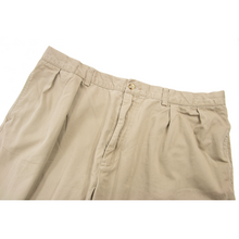 CURRENT Polo Ralph Lauren Tan Cotton Twill Unlined Classic Fit Pleated Pants 38W