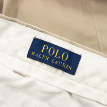 CURRENT Polo Ralph Lauren Tan Cotton Twill Unlined Classic Fit Pleated Pants 38W