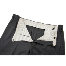 Zegna Black Label Shadow Grey Wool Twill Woven Flat Front Dress Pants 40W
