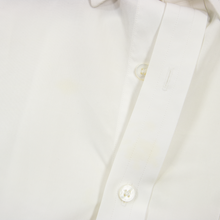Turnbull & Asser White Cotton MOP French C. Custom Semi-Spread Dress Shirt 17US