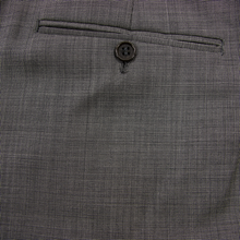Canali Black White Wool Nailhead Pleated Woven Italy Dress Pants 38W