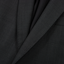 Hugo Boss Anchor Grey Wool Woven Top Stitch Glossy Vented 2Btn Jacket 40R