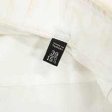CURRENT Zegna White MOP Btns Spread Collar Dress Shirt 39EU/15.5US