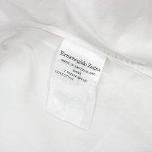 Zegna Couture White Cotton MOP FC Tux Spread Collar Dress Shirt 38EU/15US