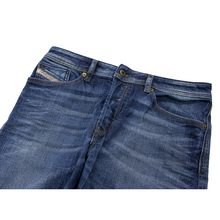 Diesel Denim Blue Waykee Washed 5-Pocket Stretch Straight Jeans 31W X 32L