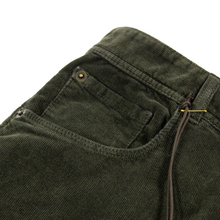 NWT $350 Boglioli Forest Green Cotton Corduroy Jean Cut Flat Front Pants 34W