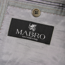 Mabro Grey Brown Loro Piana S130s Wool Multi-Striped Vented 3Btn Jacket 40R