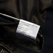 LNWOT Brioni Navy 100% Cashmere Flannel Top Stitch Suede Accent 2Btn Jacket 48L