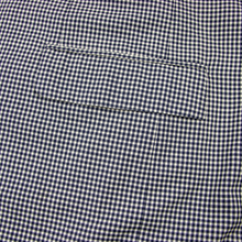 NWOT Brioni Nomentano Blue White Wool Checked Top Stitch Vented 3Btn Jacket 42R