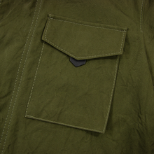 NWT Coach 1941 Army Green Cotton Hooded Leather Trim Icon M65 Field Jacket 36US