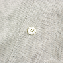 NWOT CURRENT Zegna Grey Silk Cotton Jersey Knit Glossy Spread Dress Shirt XL