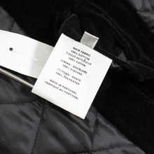 NWT Officine Generale Black Cotton Velvet Padded Blouson Jacket XL