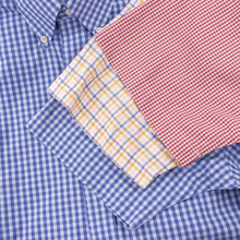 LOT of 5 Brooks Brothers Multi Color Cotton Striped Checked Dress Shirts L