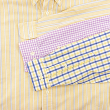 LOT of 5 Brooks Brothers Multi Color Cotton Plaid Striped Checked Dress Shirts S