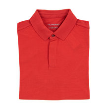 NWT Z Zegna Candy Red Tech Merino Wool Pique Short Sleeve Polo Shirt M