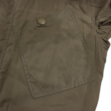 Nigel Cabourn Brown 100% Cotton Oil Cloth Belted Hooded Waxy England Jacket 38US