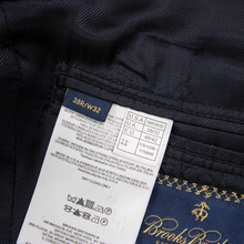 Brooks Brothers Fitzgerald Navy Blue Wool Lined Vented 2Btn Jacket 38R