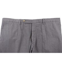 NWT Boglioli Grey Cotton Woven Unlined Single Pleat Pants 56EU/40W