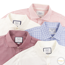 LOT of 5 Charles Tyrwhitt Multi-Color Cotton Plaid Spread Collar Dress Shirts 17