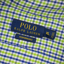 LOT of 5 Ralph Lauren Multi-Color Cotton Checked Spread Dress Shirts XL