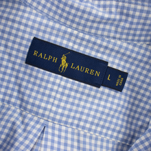 LOT of 5 Ralph Lauren Multi-Color Cotton Checked Btn Down Dress Shirts L