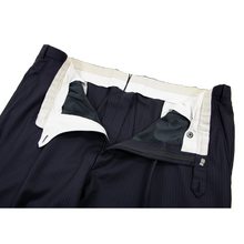 CURRENT Brioni Palatino Blue Wool Pinstriped Twill Dual Vents 3Btn Suit 52L