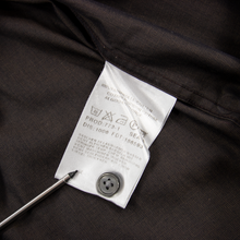 Hugo Boss Dark Chocolate Cotton End-on-End Semi-Spread Dress Shirt 44EU/17.5US