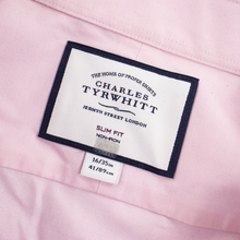 LOT of 5 Charles Tyrwhitt Multi Color Cotton Pique Striped Dress Shirts 16