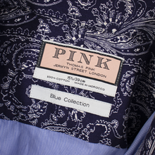 LOT of 5 Thomas Pink Multi Color Cotton Plaid Striped Checked Dress Shirts 15.5