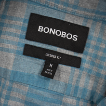 LOT of 4 Bonobos Multi Color Cotton Plaid Checked Dress Shirts M