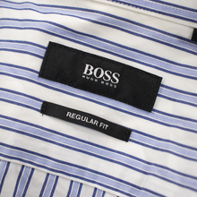 LOT of 5 Hugo Boss Multi Color Cotton Plaid Striped Dress Shirts 15.5