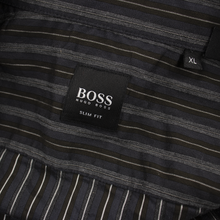 LOT of 5 Hugo Boss Multi Color Cotton Plaid Striped Dress Shirts XL
