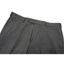 Brooks Brothers Madison Grey Wool Twill Half Lined Flat Front Dress Pants 36W