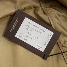 NWT Schiatti & Co. Tan Cotton Leather Details Lightweight Car Coat 42US/52EU