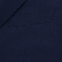NWT CURRENT Thom Sweeney Blue Wool Fresco Side Adjusters Italy Flat F. Suit 38R