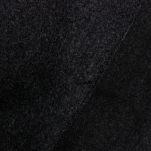 Crombie Charcoal Grey Wool Flannel Royal Warrant Long Overcoat 44R