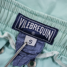 Vilebrequin Aqua Blue Cotton Polyester Drawstring Swim Trunks Shorts Small