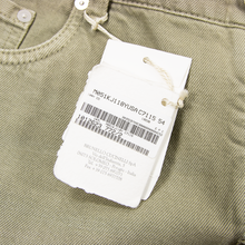 NWT Brunello Cucinelli Taupe Denim Leather Jacron 5-Pocket Jeans 54EU/38W