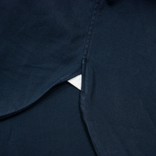Zegna Su Misura Blue Trofeo Comfort Cotton MOP Spread Collar Dress Shirt 18US