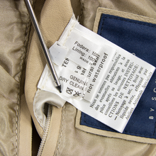 NWT Schiatti Club Tan Nappa Leather Multi Pocket Unstructured Jacket