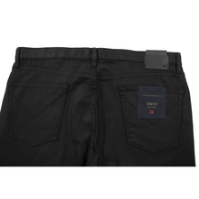 NWT John Varvatos Bowery Black Cotton Mix Denim Unlined 5-Pocket Jeans 36W