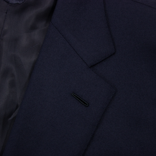 LNWOT Caruso Navy Blue Wool Twill Lined Surgeon Cuff Dual Vents 2Btn Jacket 42R
