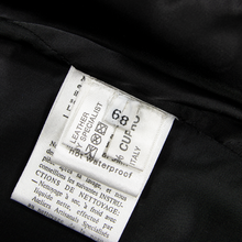 NWT Schiatti & Co. Black Leather Multi Pocket Side Tabs Field Jacket