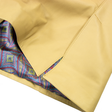 NWT Schiatti & Co. Tuscan Sun Nappa Leather Silk Lined Jacket 50US