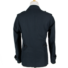Schneiders Blue Cotton Multi-Pocket Unstructured Mesh Lined Field Jacket 42US