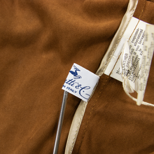 NWT Schiatti Cider Brown Suede Leather Unstructured Shacket Shirt Jacket
