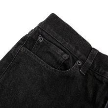 Ralph Lauren Purple Label Black Denim Leather Jacron Selvedge Skinny Jeans 29W
